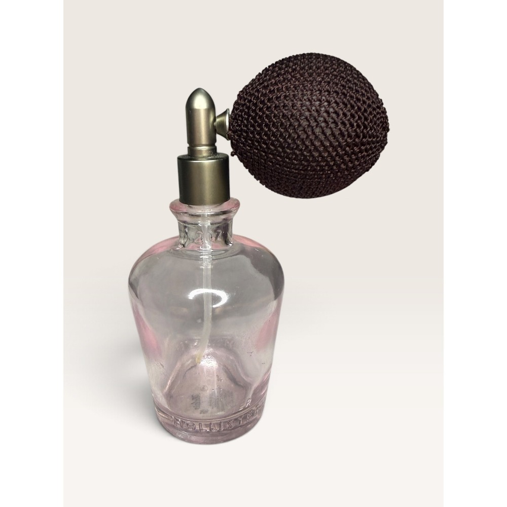 Hollister Malaia Perfume Empty Bottle Vintage Style Bulb Pump Refillable